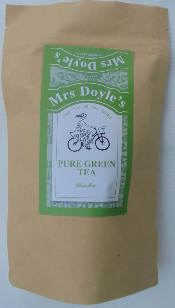 Mrs Doyle's minty green loose leaf tea