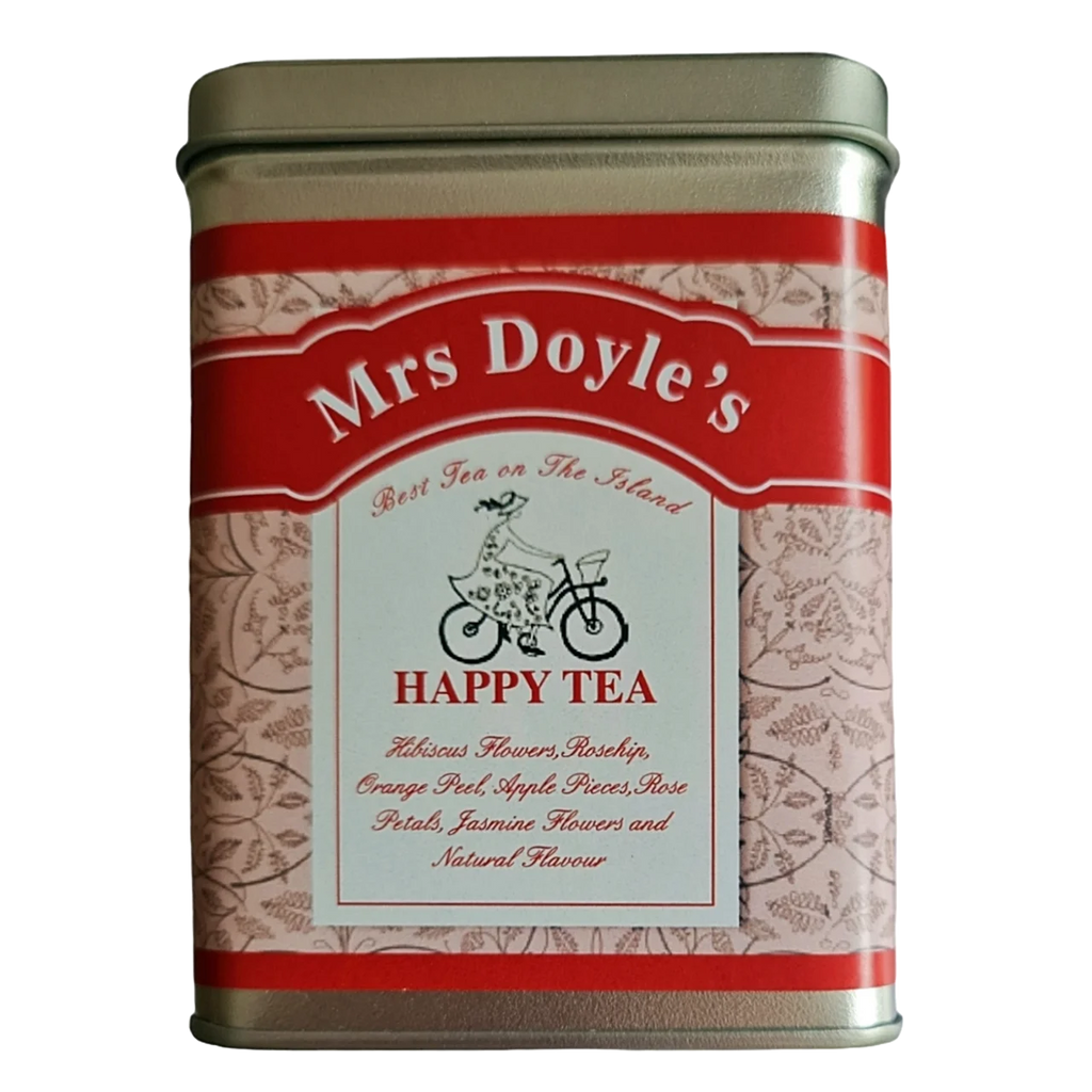 Happy Tea Tin Caddy