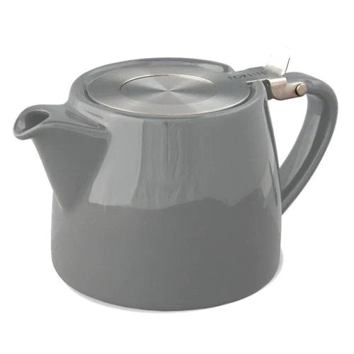 grey stump teapots with fine inbuilt infuser