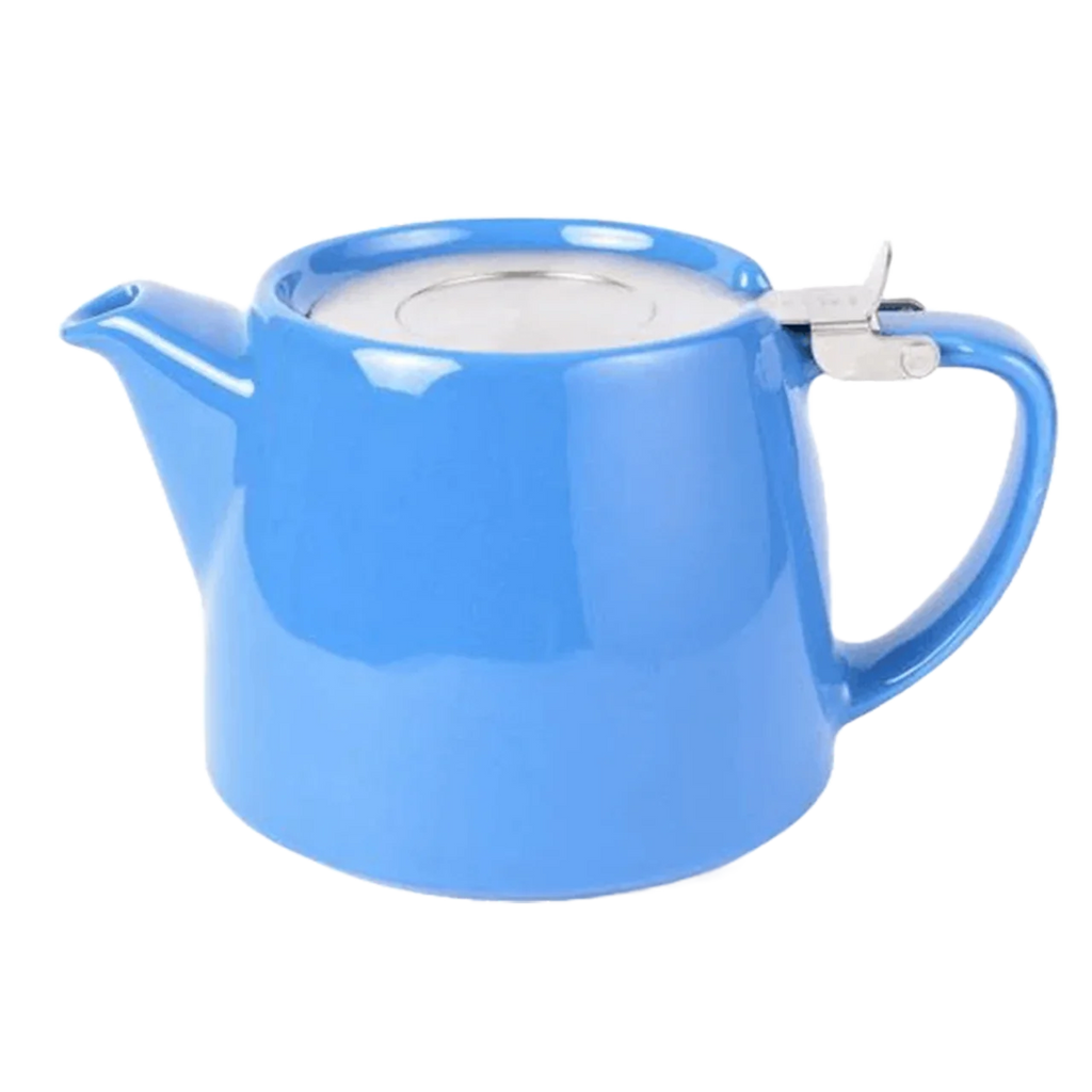 white stump teapots come with inbuilt infuser