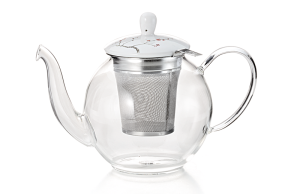 Mrs Doyle's Glass Tea Pot with Filter perfect for tea for two