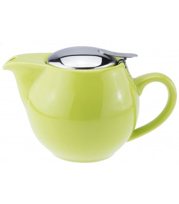 Mrs Doyle Little Green Tea Pot with filter , it's ceramic & dishwasher safe 